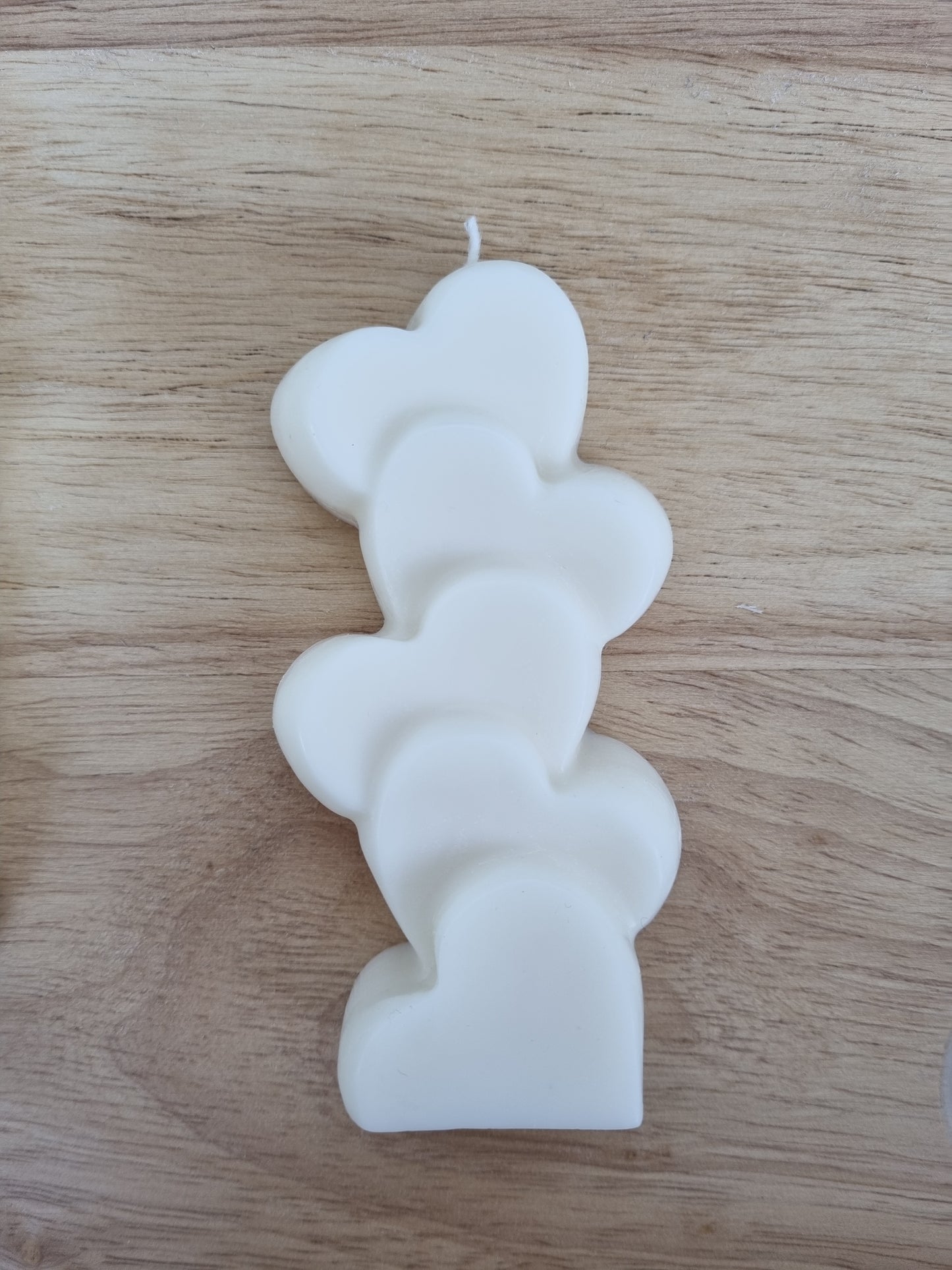 Stacked Pillar Floral Shapes and Hearts Scented Candle Mould