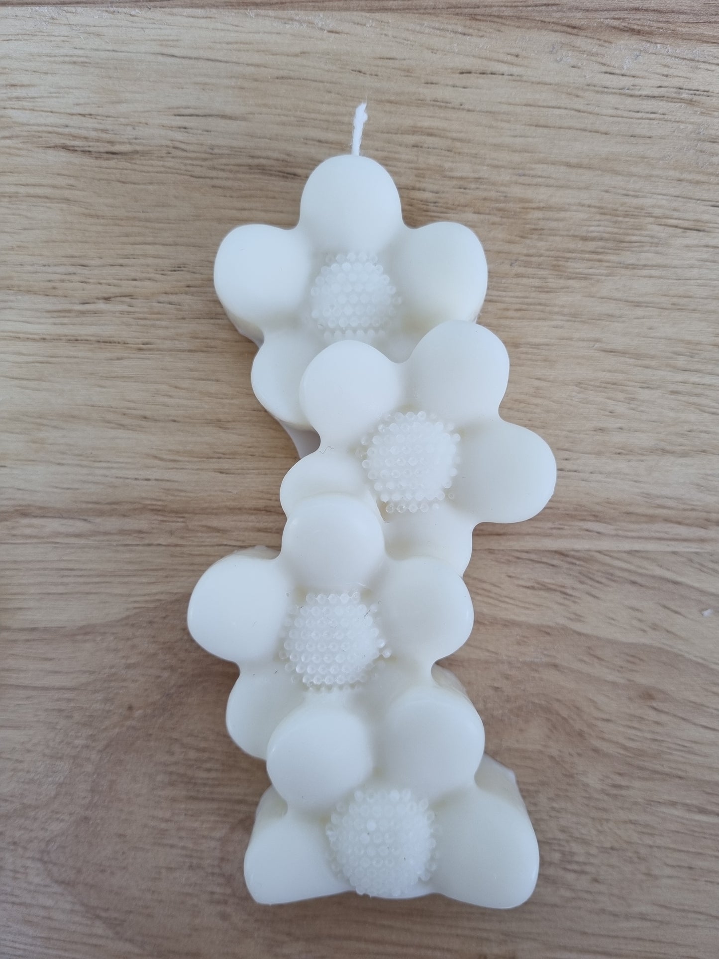 Stacked Pillar Floral Shapes and Hearts Scented Candle Mould