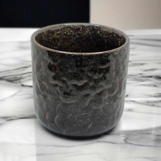Ceramic Range - Scented Soy Candle Black Textured Pot